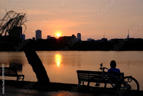 Obraz sunset