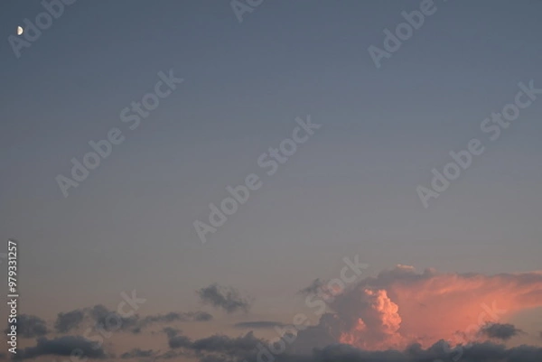 Obraz sunset in the sky