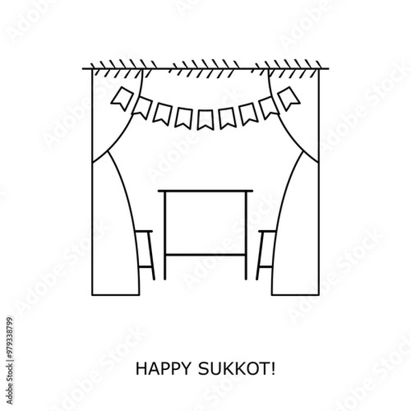 Obraz Happy Sukkot