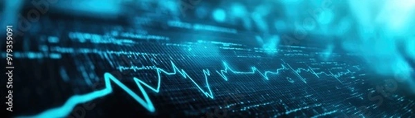 Fototapeta Medical background, banner with space for your text