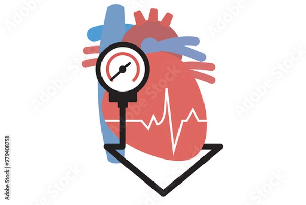 Obraz Septic shock i,caused by severe infection leading to organ failure and dangerously low blood pressure.  include sepsis, pneumonia, kidney infection, and meningitis,chest pain