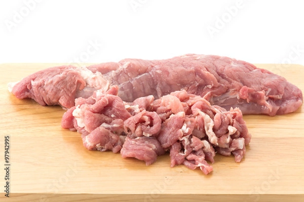 Fototapeta slice pork