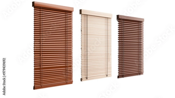 Fototapeta  window blinds on transparent background