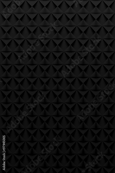Fototapeta Black squares - abstract background - seamless horizontally