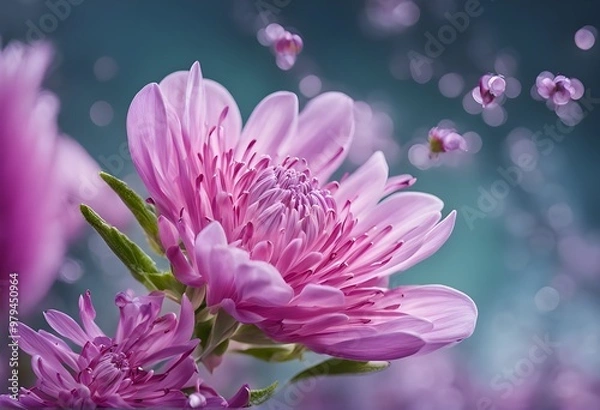 Obraz pink flowers image 