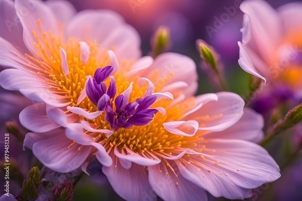 Obraz pink flower image 