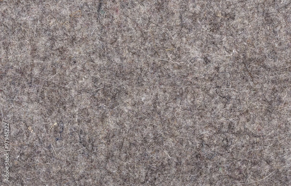 Obraz macro of grey felt texture for backgrounds