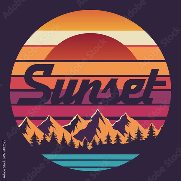 Obraz illustration of an background. t-shirt design illustration of an background.