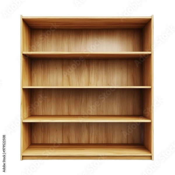 Obraz Office Storage Shelves front view isolate on transparent background
