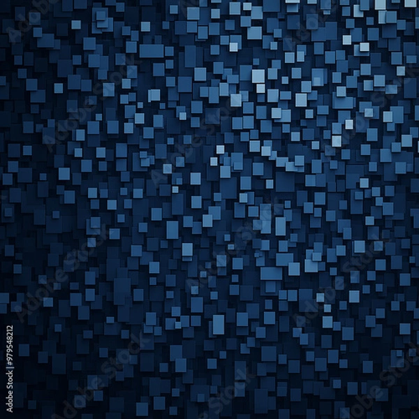 Fototapeta A colorful background with many hexagons in blue and pink