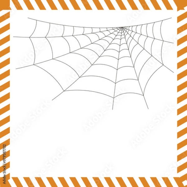 Obraz halloween spider web