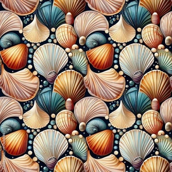 Fototapeta Graceful Seashell Design with a Refined Touch
