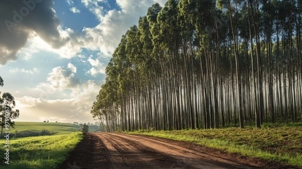Obraz  Eucalyptus Brazil plantation