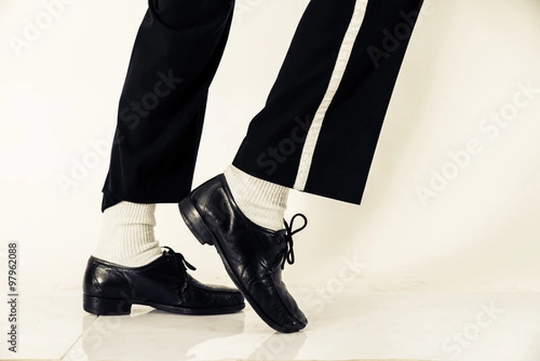 Fototapeta Zamknij buty do tancerza