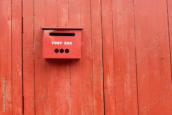 Fototapeta Red Mail box