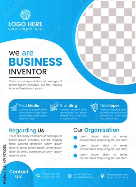 Obraz Business Flyer Design