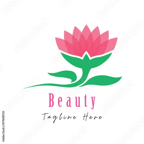 Obraz Beauty Lotus Logo