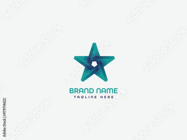 Obraz Letter logo design