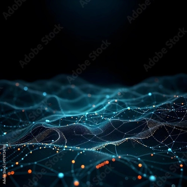 Fototapeta computer circuit board. circuit board with background. Electronic circuit zoom 3D art. 