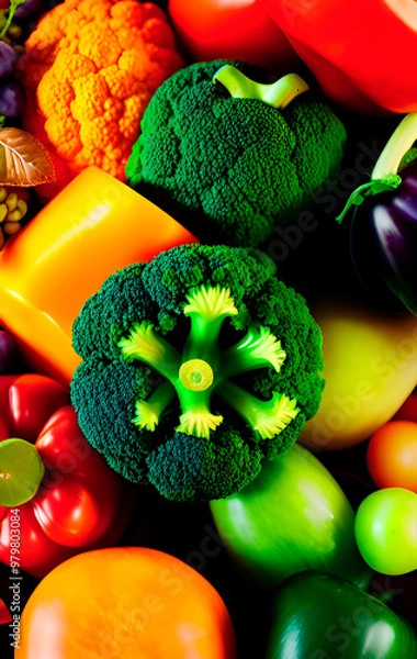 Obraz vegetables on a plate