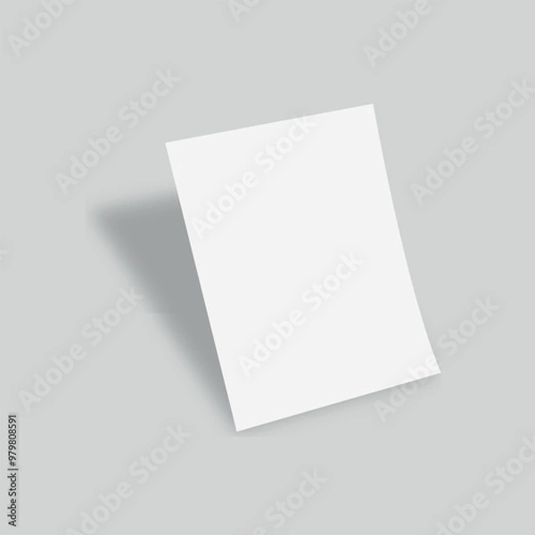 Obraz A4 Size Paper Mockup Template