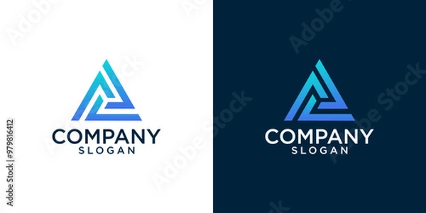 Fototapeta initials al monogram logo design vector	