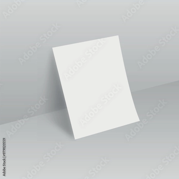 Obraz A4 Paper Mockup Design