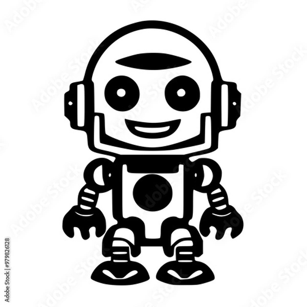 Fototapeta robot vector