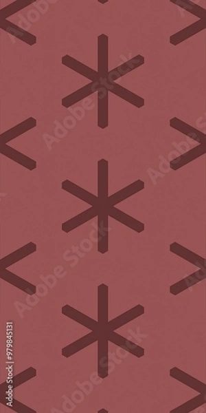 Fototapeta Abstract Geometry Pink Black Red Background Wallpaper