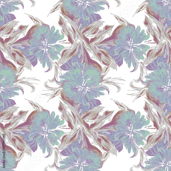 Obraz Floral seamless pattern