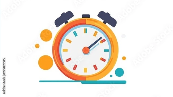 Fototapeta - Deadline time icon with clock, interval timer, fast hour, instant or short period.
- Clock icon with interval timer, fast hour, instant or short period.
- Stopwatch icon with fast hour, instant