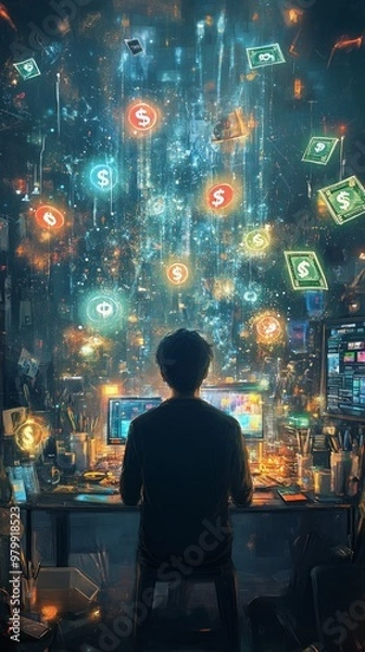 Obraz The Creative Stream, Digital Content Creation and Monetization