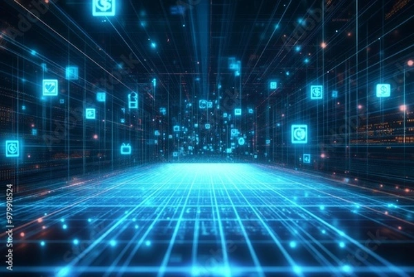 Fototapeta The Monetized Canvas, Digital Content Creation and Monetization