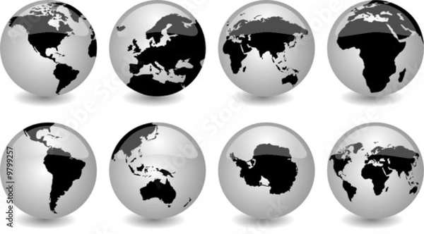 Obraz glossy globes