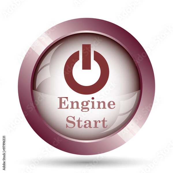 Obraz Engine start icon