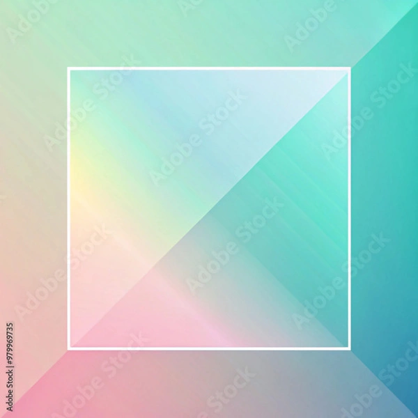 Fototapeta Abstract pastel geometric background with gradient diamond shapes 추상적인 파스텔 색상 기하학적 배경과 그라디언트 다이아몬드 모양