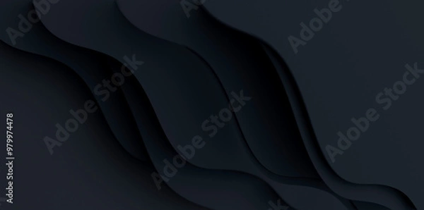 Obraz Abstract Black and Grey Gradient Background