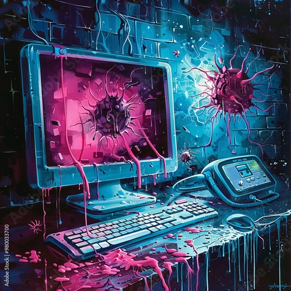 Obraz Cyber Security, Internet Protection