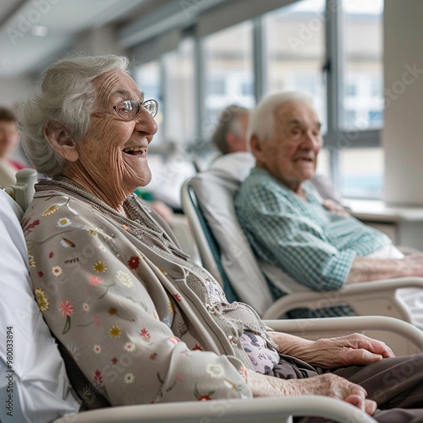Obraz Old people, elderly, hospital, aging
