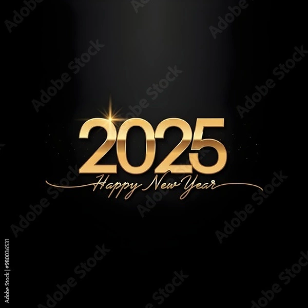 Obraz Celebrate New Year 2025 with New Beginnings
