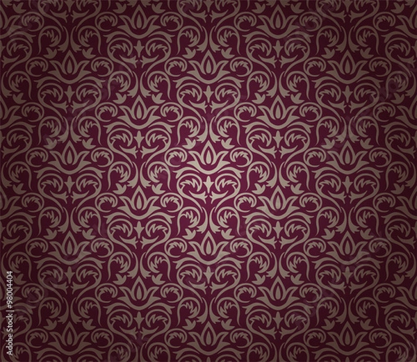 Fototapeta Vintage floral background pattern.
