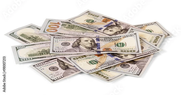 Obraz Dollar bills isolated