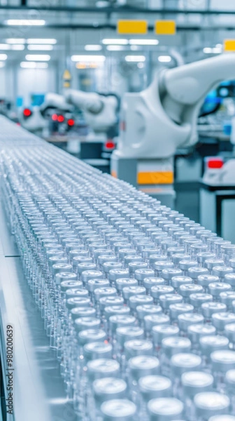 Fototapeta State-of-the-Art Pharmaceutical Facility with Robotic Retrieval System for Vial Storage