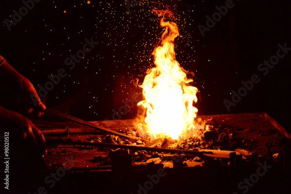 Obraz Schmiedefeuer