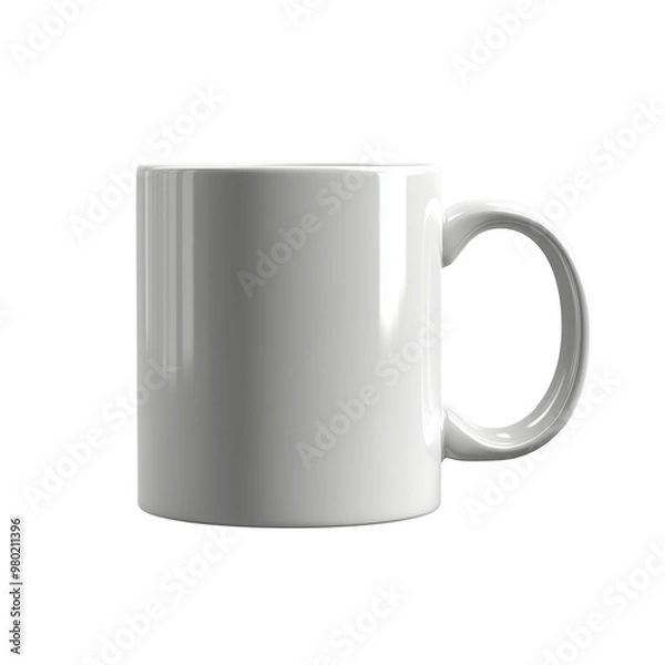 Obraz Minimalist White Coffee Mug