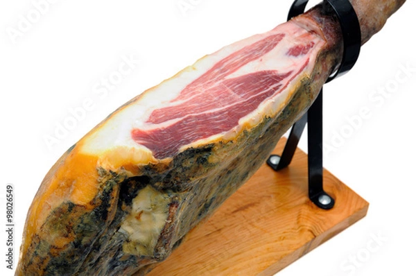 Obraz Iberian ham typical Spanish dish