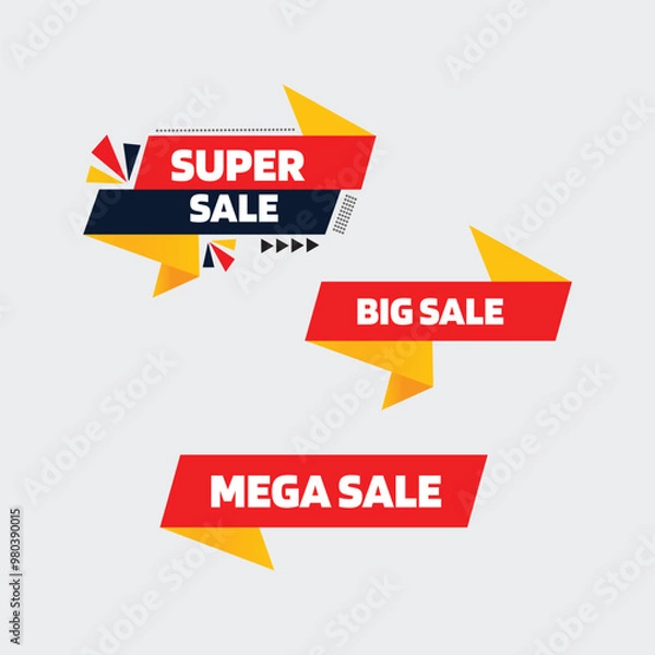 Obraz Sale Offer Tag Fully Editable Vector or EPS