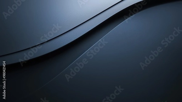 Fototapeta Minimalist Gray Gradient Wallpaper. A smooth transition from light to dark gray. Grey Gradient Wallpaper.
