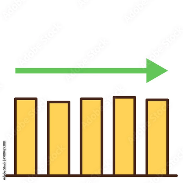 Obraz 横這いの棒グラフ