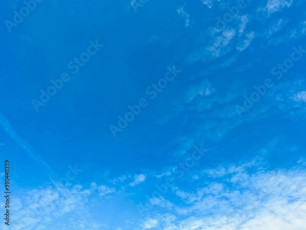 Fototapeta blue sky with clouds